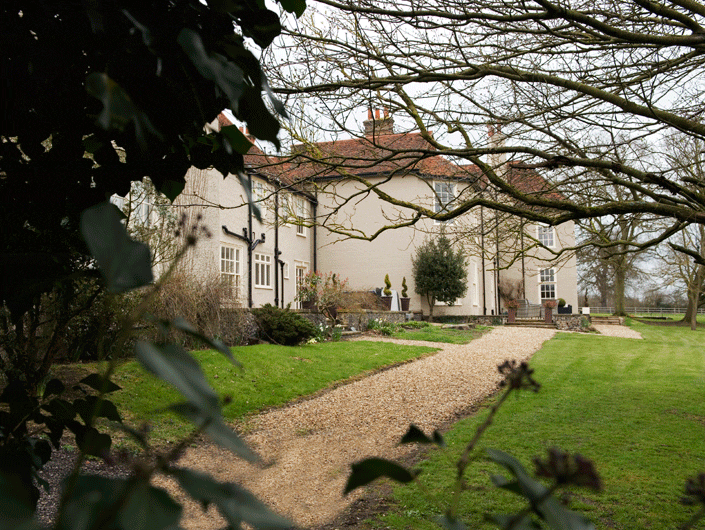 VIEW BACK TO THE HOUSE