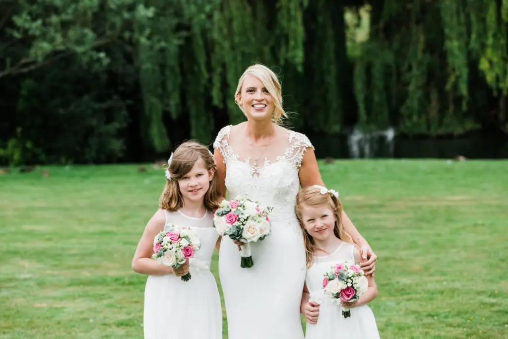 Natalie and Matt Wedding Story at That Amazing Place Essex Wedding Bridesmaids andNatalie and Matt Wedding Story at That Amazing Place Essex Wedding Bridesmaids and Flower Girls Bouquet Flower Girls Bouquet