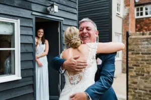 Natalie and Matt Wedding Story at That Amazing Place Essex Wedding Meeting Dad