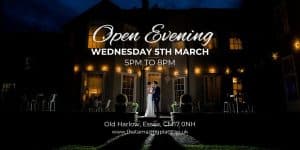 Open Evening at That Amazing Place Essex Wedding venue