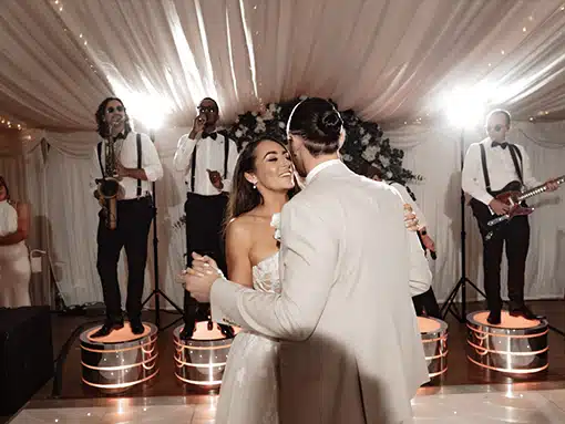 Bride and Groom First Dance at That Amazing Place Essex Wedding Venue