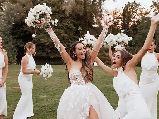 Happy Bride at That Amazing Place Essex Wedding Venue with Accommodation