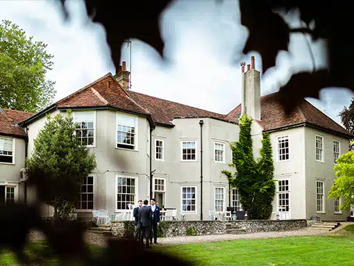 Rear view of house at That Amazing Place Essex Wedding Venue with Accommodation