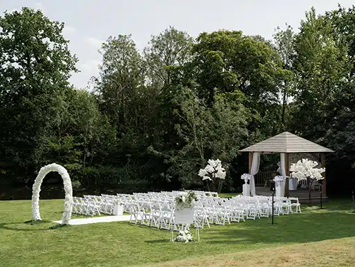 The Gazebo outdoor countryside wedding at That Amazing Place Old Harlow Essex